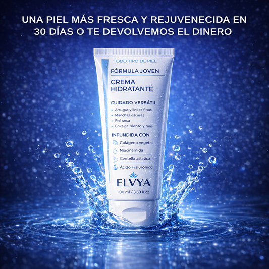 Elvya™ Crema Hidratante Facial para el Cuidado de la Piel